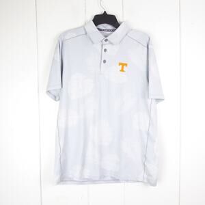 Tommy Bahama Shirt Mens SZ M Peformance Polo Ilsand Zone Texas Longhorns NWT